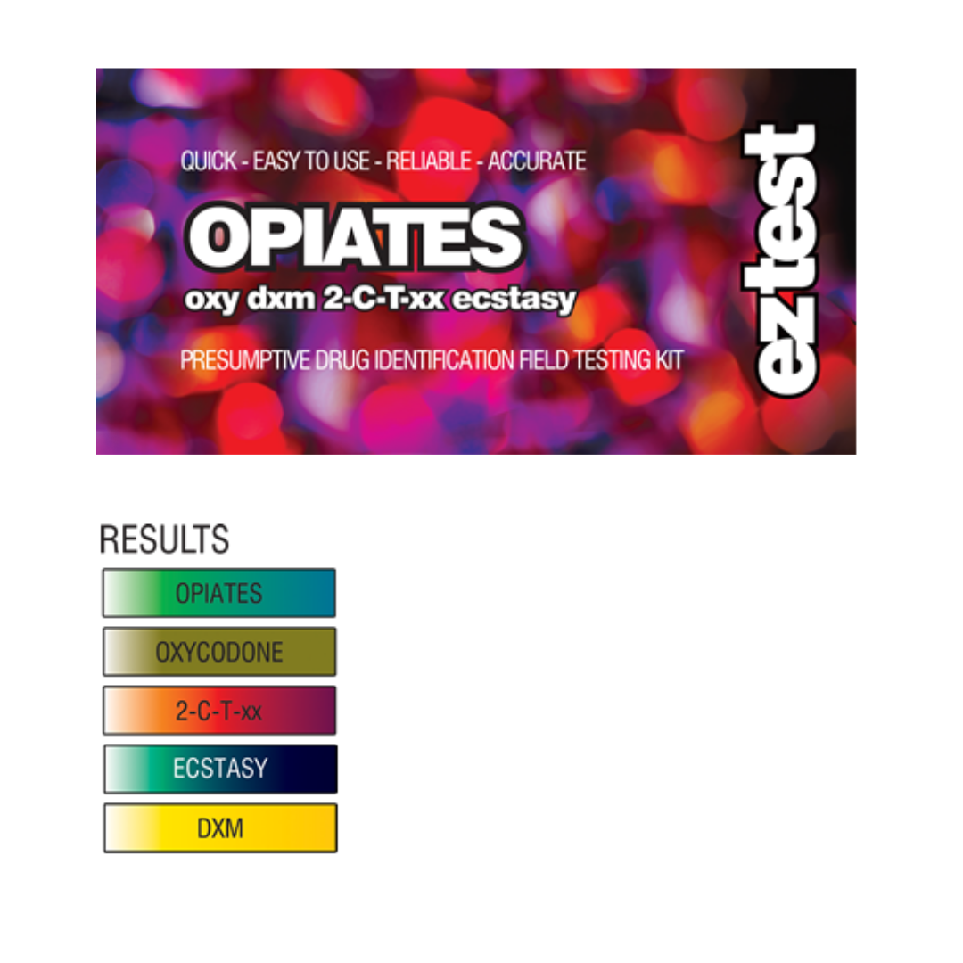 EZ Test - EZ Test Tube for Opiates, DXM and Ecstasy