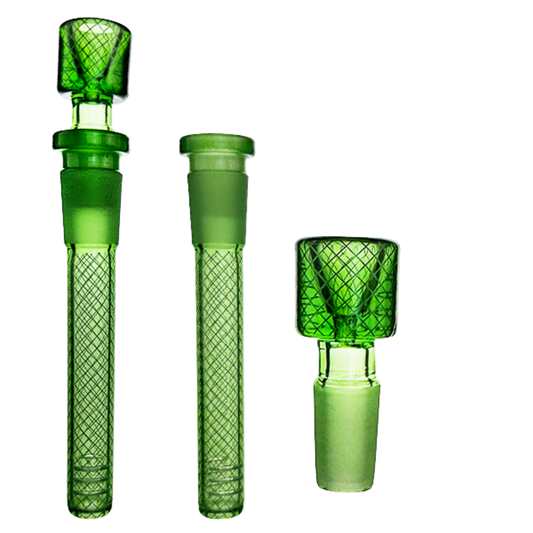 Ultimate Glass Stem and Cone Combo – 8cm Glass Downstem with 14mm Cone Piece