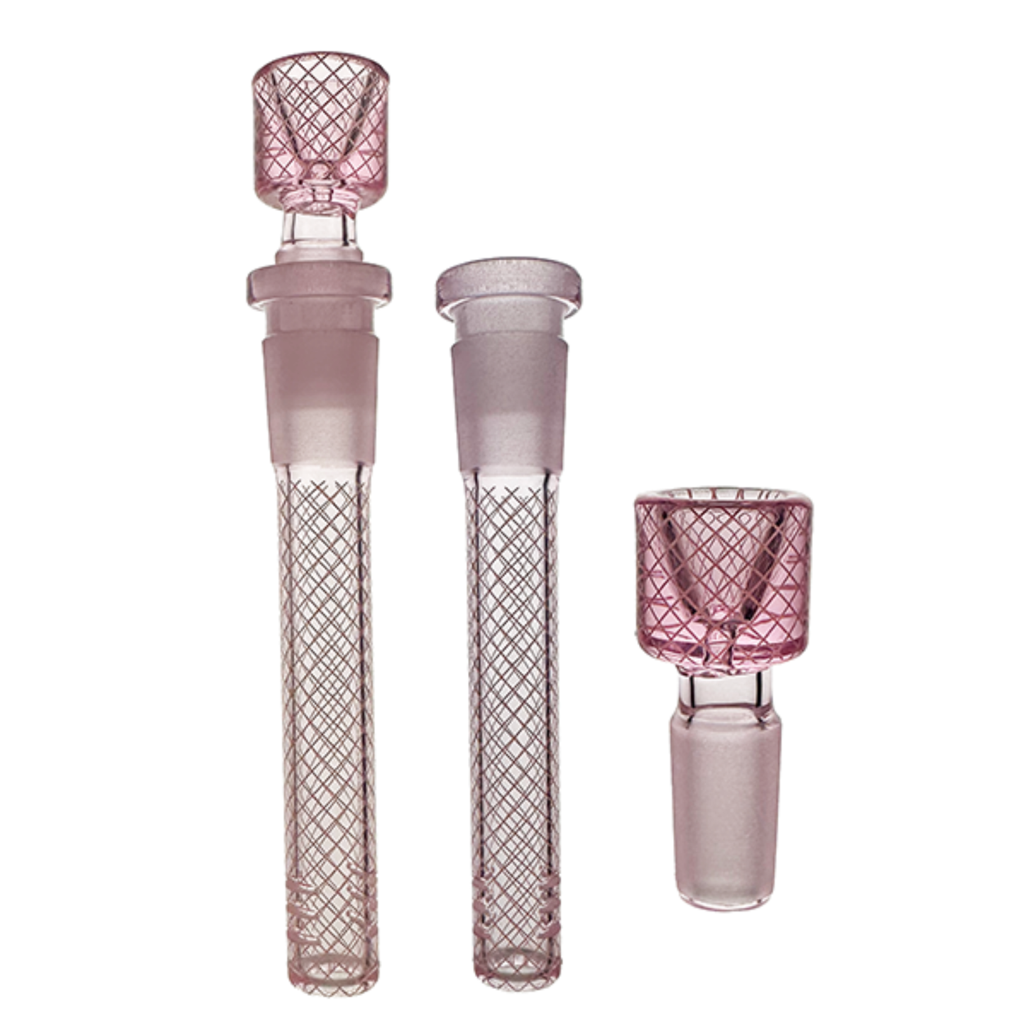 Ultimate Glass Stem and Cone Combo – 8cm Glass Downstem with 14mm Cone Piece