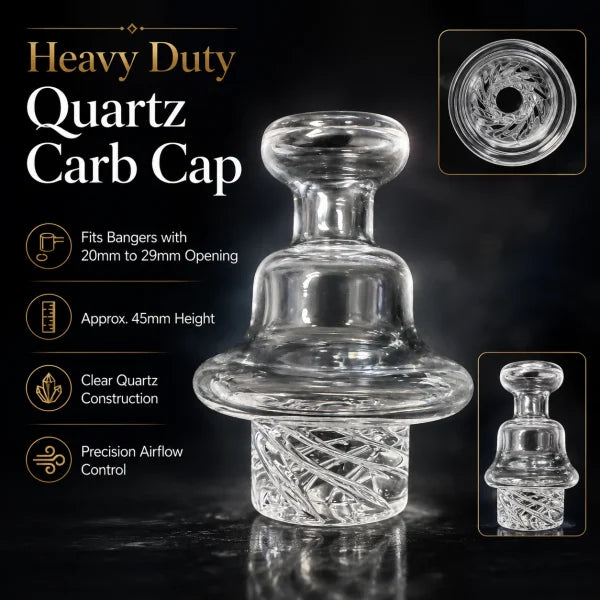 Heavy Duty Quartz Carb Cap 45mm