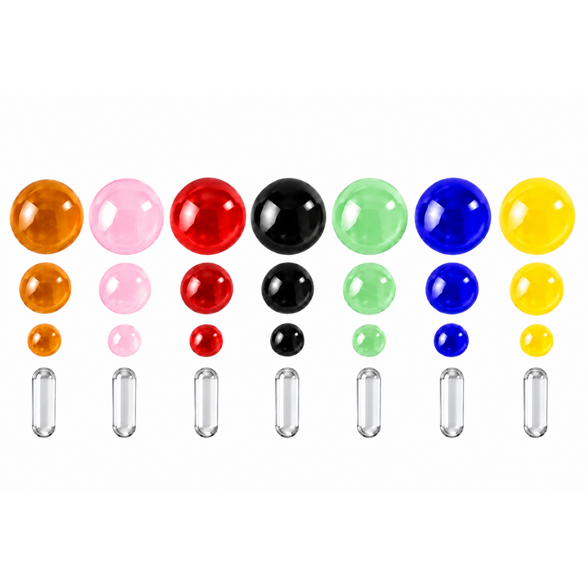 Terp Slurper - Colourful Glass Marble Set – 4 Piece