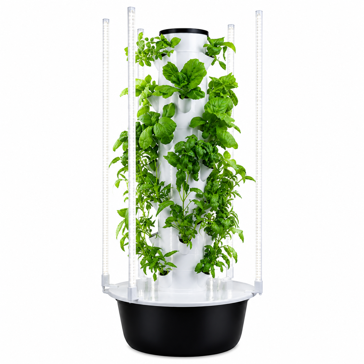HydroCulture Jumbo Vertical Tower with LED Full Spectrum + 35L Reservoir