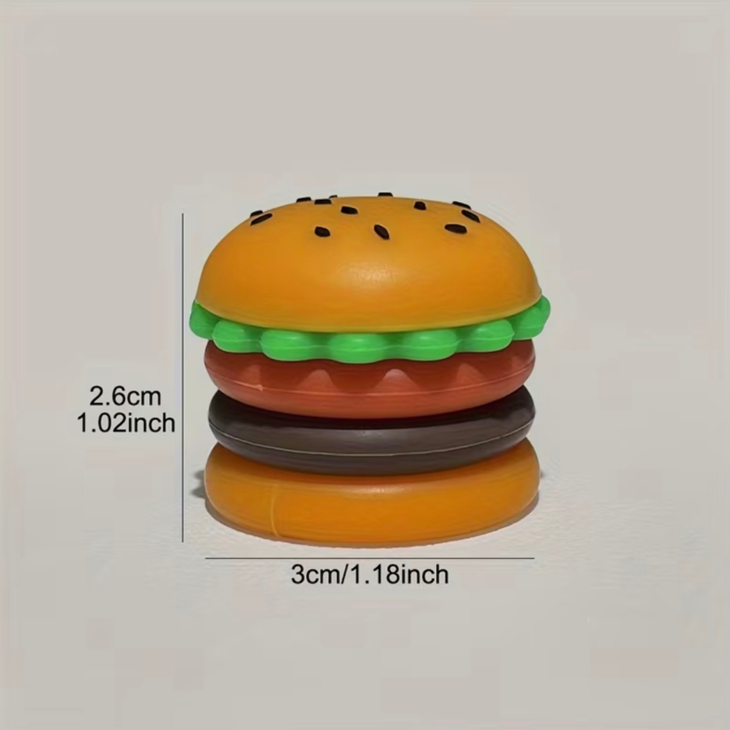 5ml Burger Silicone Puck