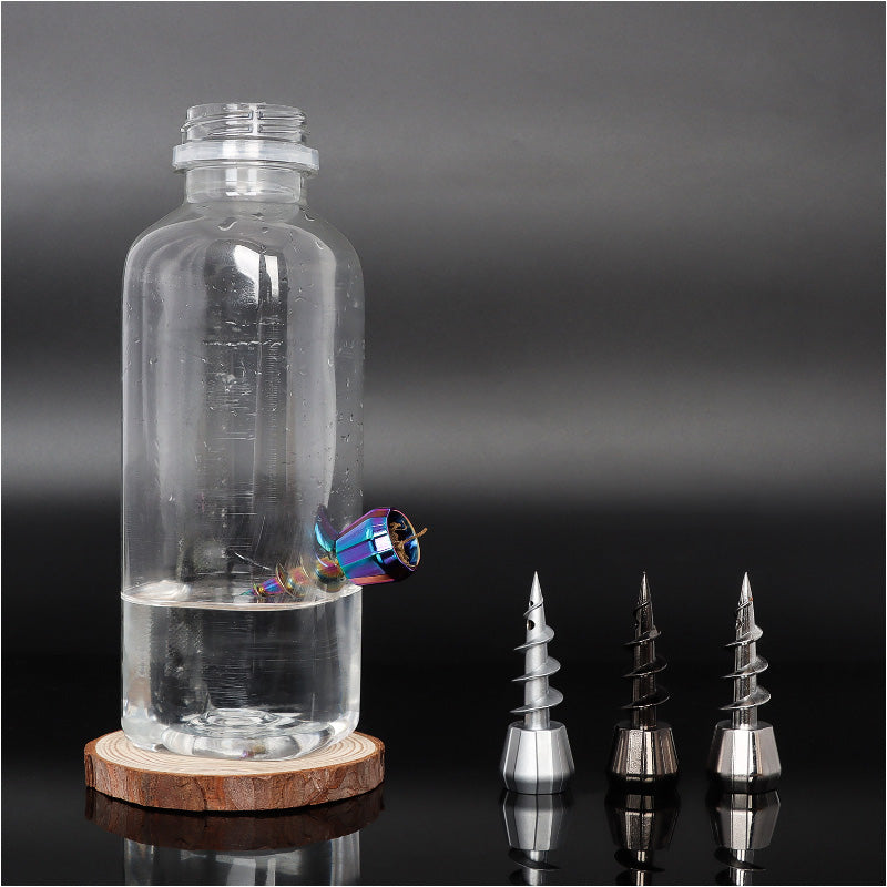 Metal Screw Shaped Smoking Bowl For Glass Bong/Water Pipe