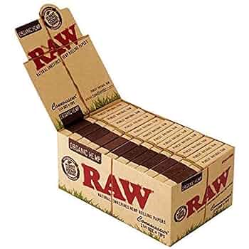 RAW - Organic 1 1/4 Rolling Papers With Tips