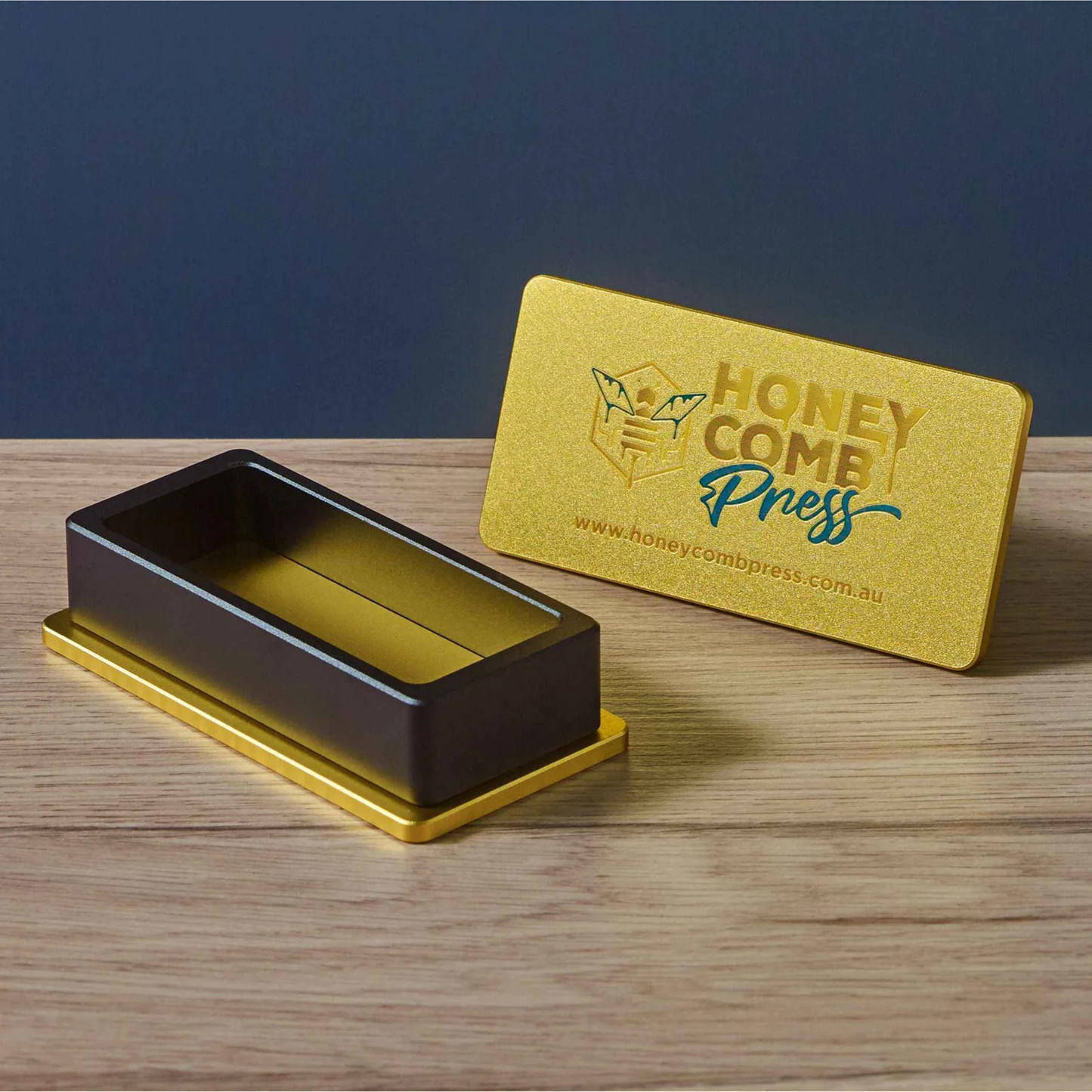 ***SPECIAL ORDER*** Honeycomb Press - Gold Pre Press Mould 2×4″