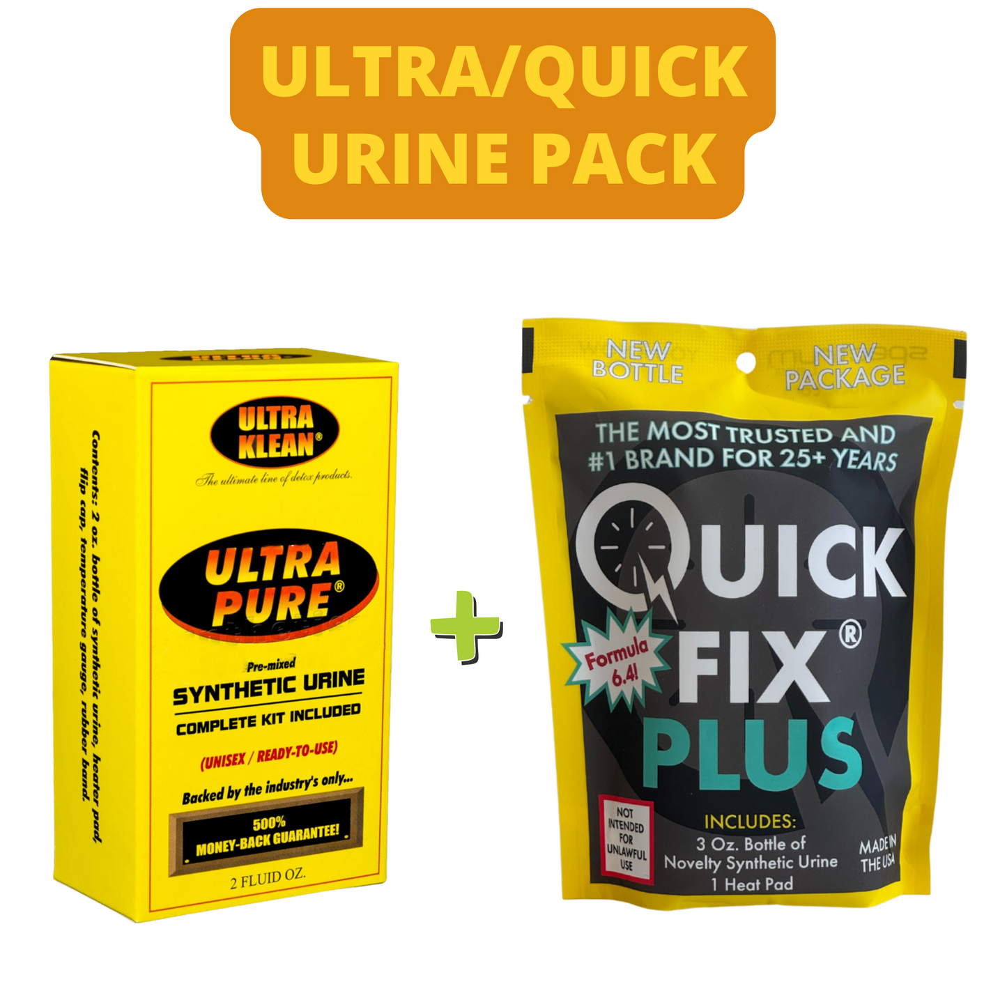 Ultra/Quick Synthetic Urine Bundle (Ultra Klean & Quick Fix)