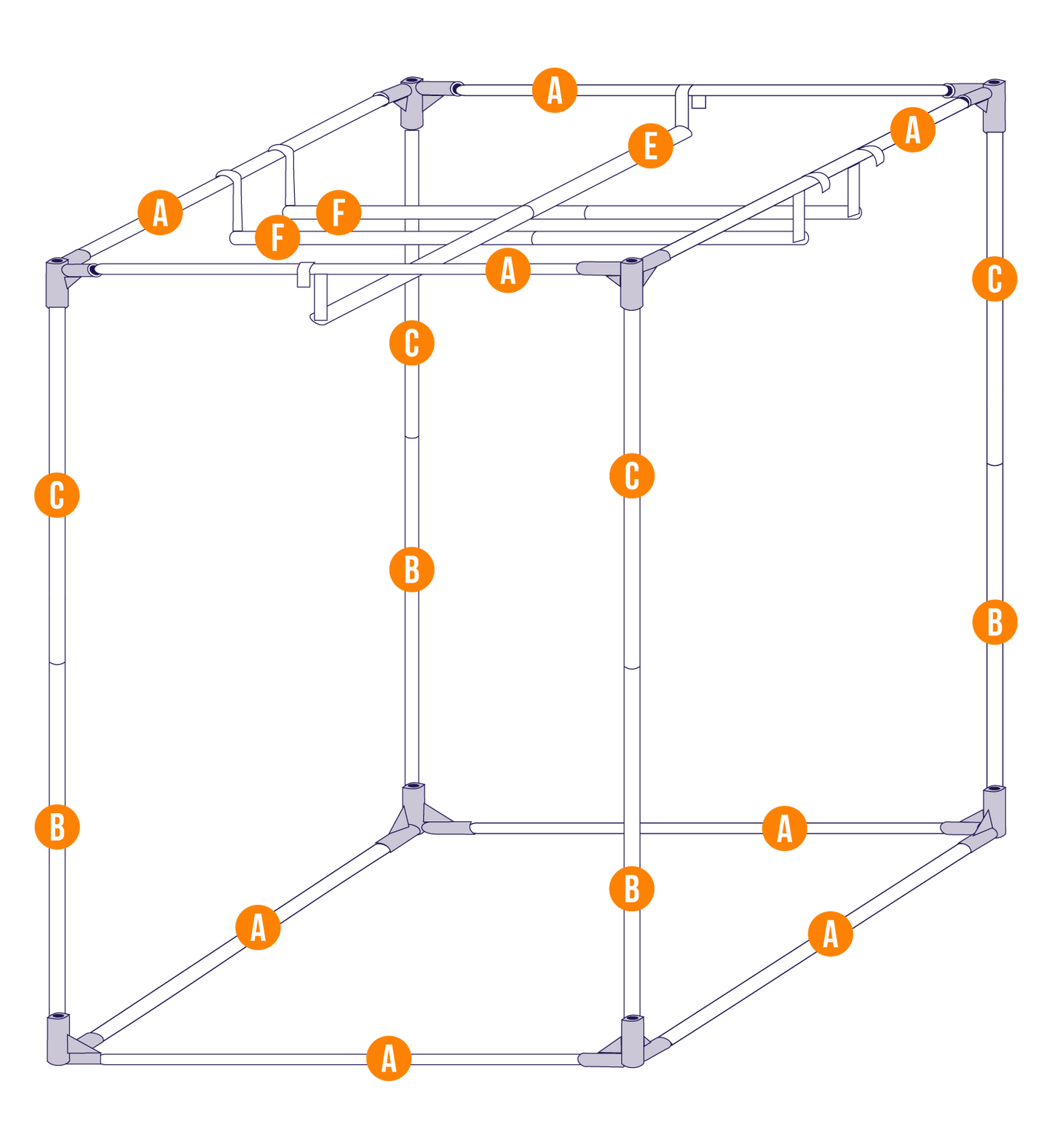 Seahawk Smart Tent - 1.0 x 1.0 x 2.0