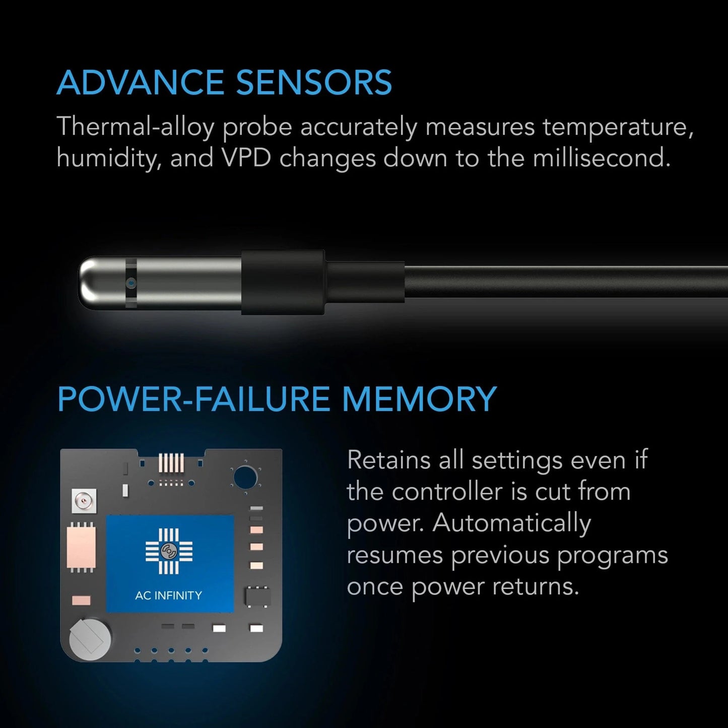 AC Infinity - Controller 69 Pro WIFI / Bluetooth, Independent Programs for Four Devices, Dynamic VPD, Temp, Humidity, Scheduling, Cycles, Levels, Data App.