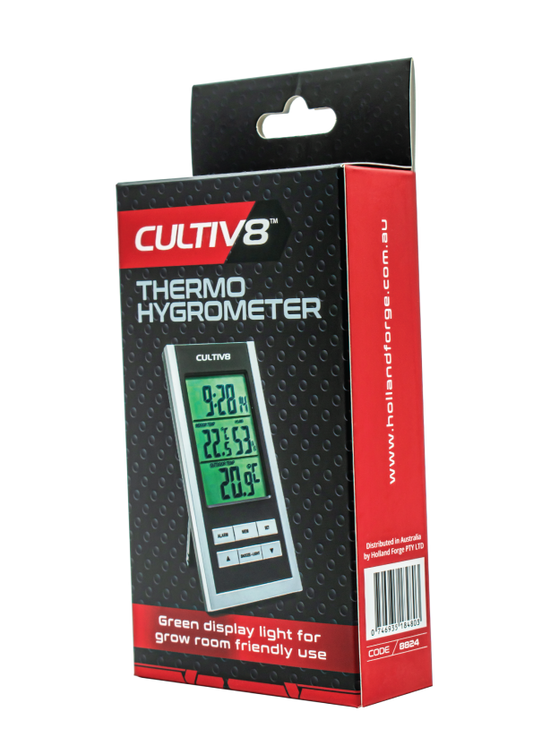 Cultiv8 Thermo/Hygrometer