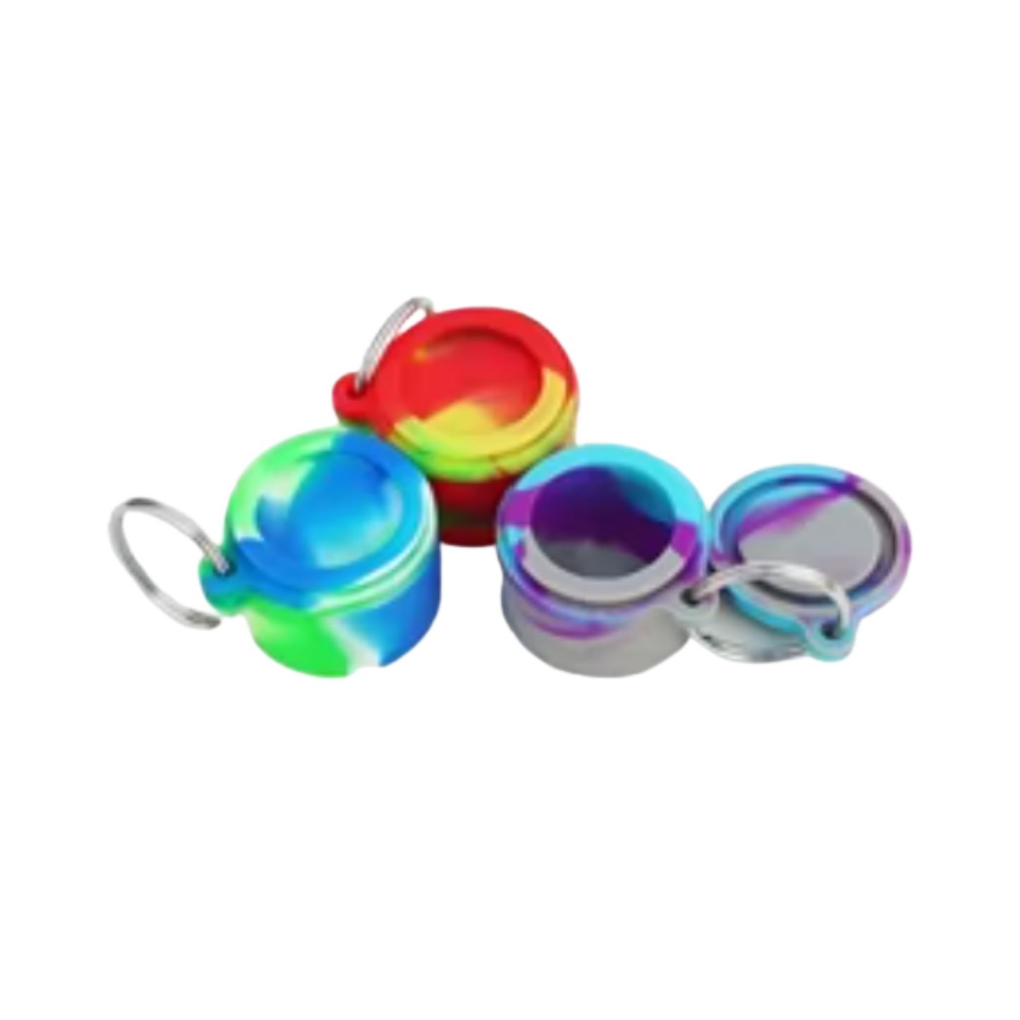 6ml Key Chain Silicone Wax Jar Container