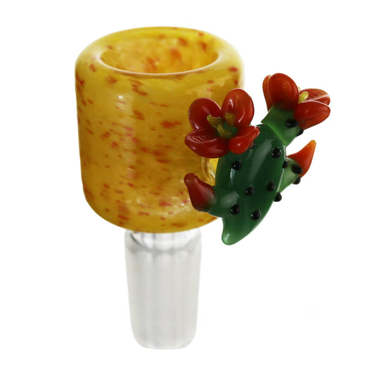 Ultimate Cactus Bloom 14mm Glass Cone Piece - Green
