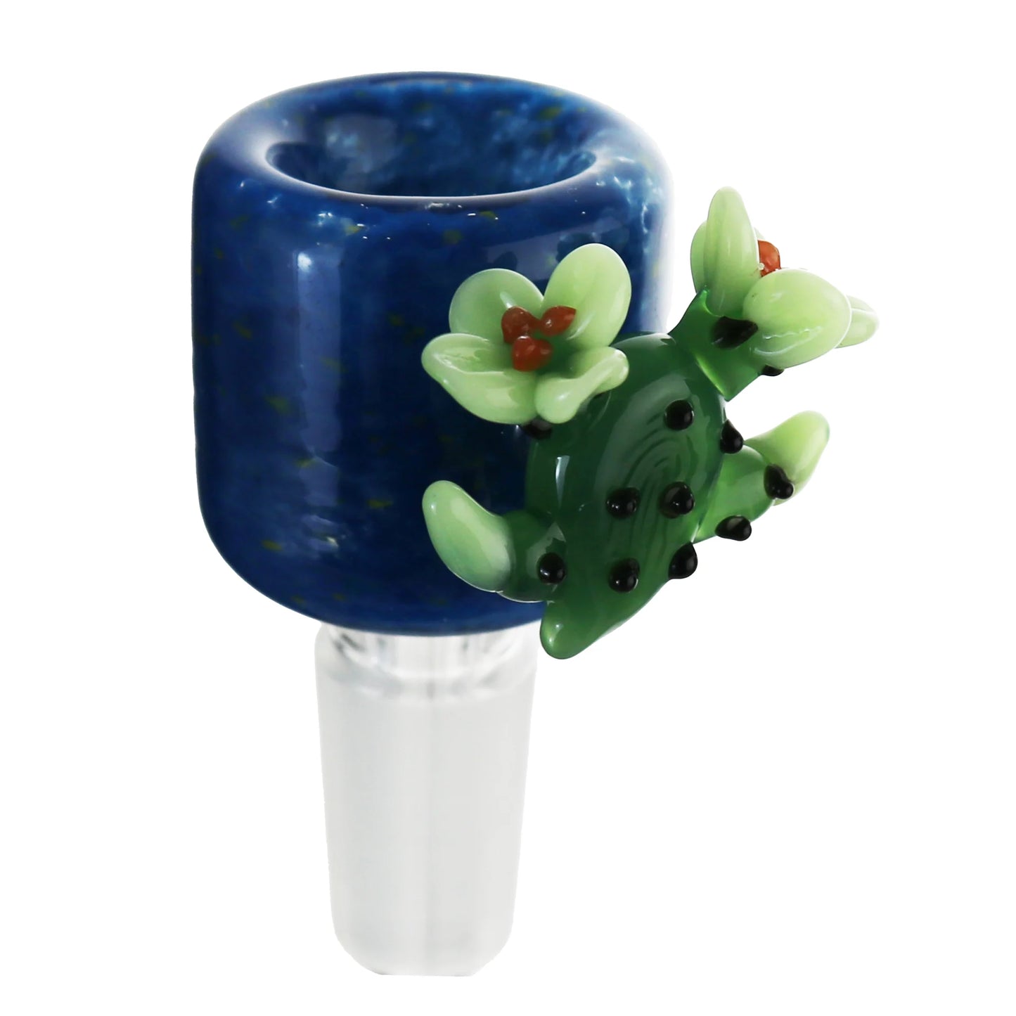 Ultimate Cactus Bloom 14mm Glass Cone Piece - Green