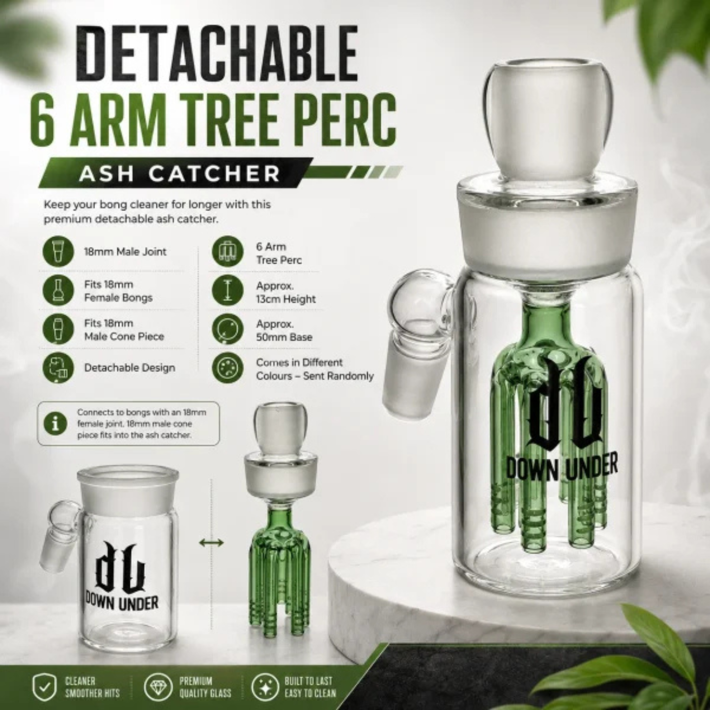 Detachable Tree Perc Ash Catcher 18mm