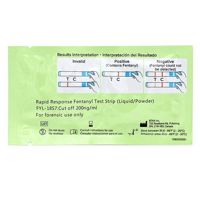 Rapid Response - Fentanyl Presence Test Strip (Liquid/Powder)