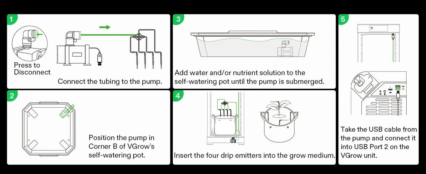 VIVOSUN - FLEXFEED DRIP IRRIGATION KIT FOR VGROW SMART