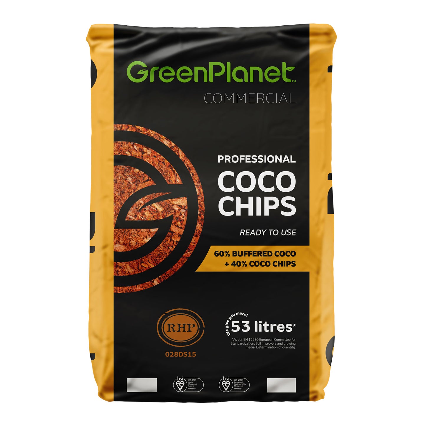 Green Planet - Coco 60/40 Chips 53 L Bag