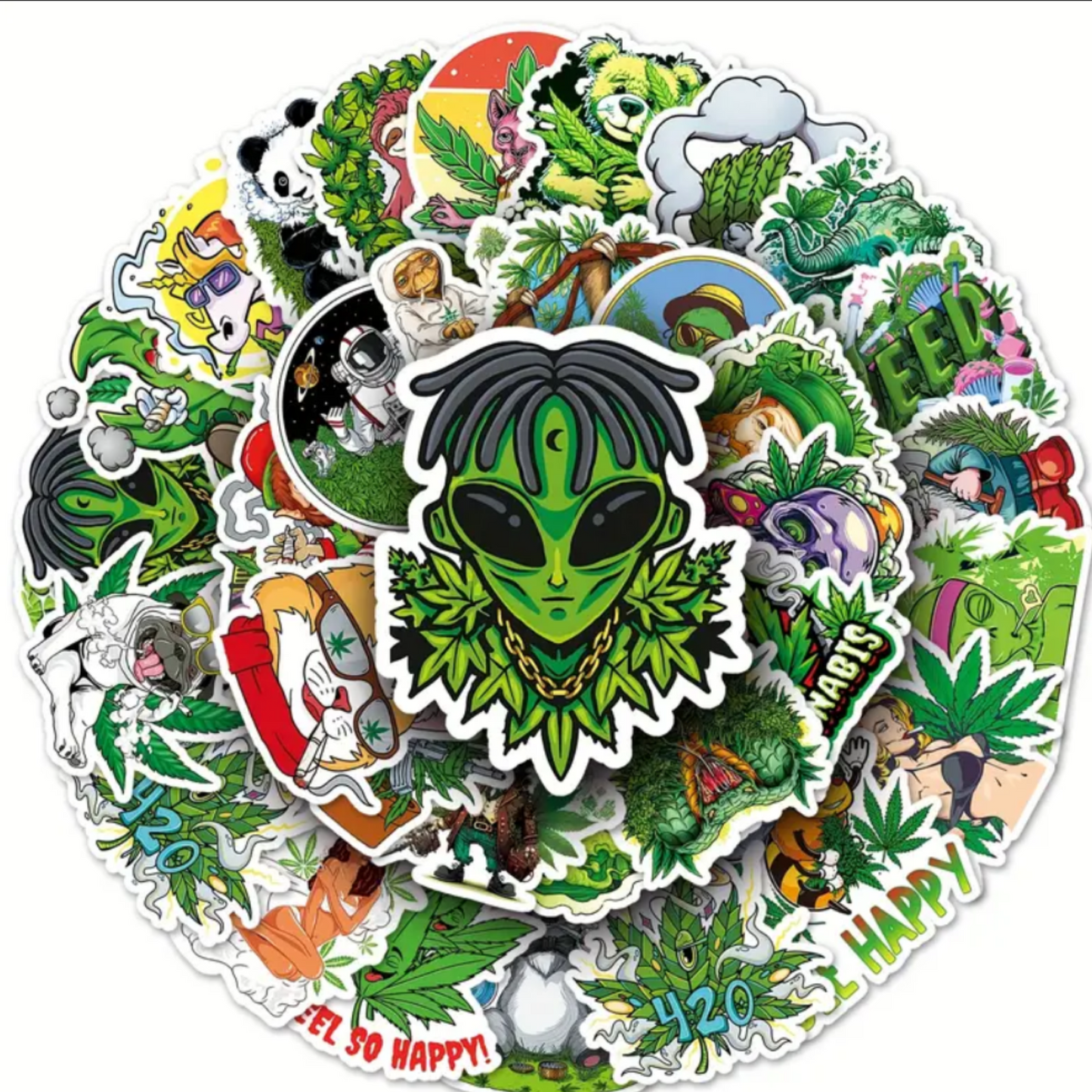 Assorted Weed Stickers
