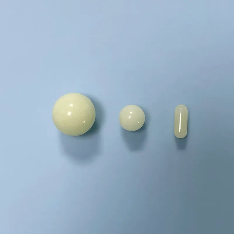 Terp Slurper Glass Marbles + Pill Set (Solid Colour)