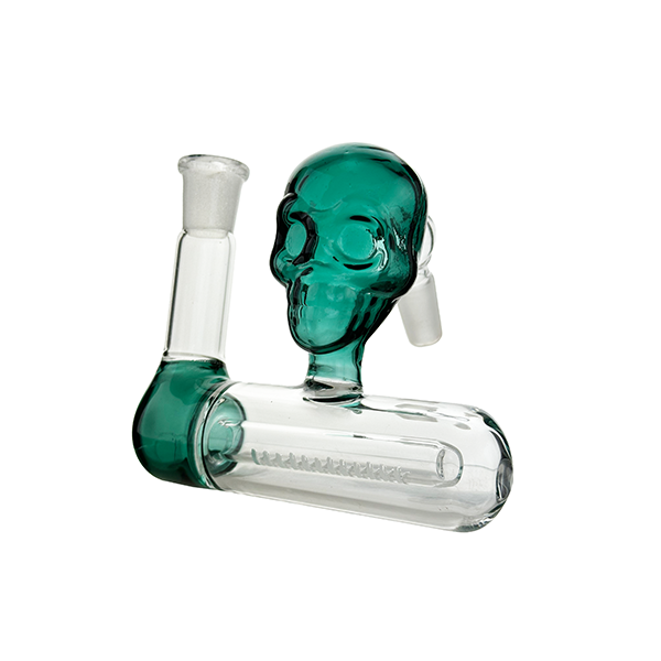 Skull Ash Catcher with Inline Perc – 14mm Male & Female Joint