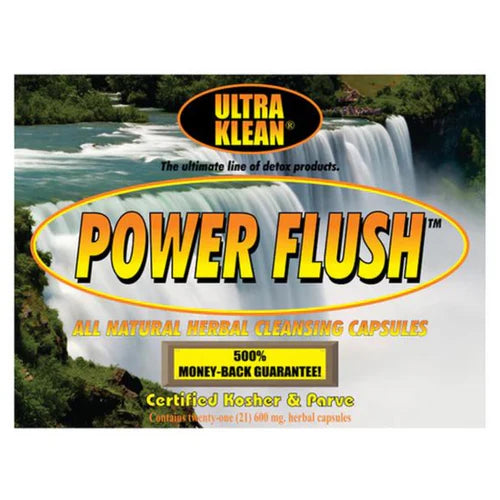 Ultra Klean - Power Flush Herbal Cleansing Capsules 21 x 600mg