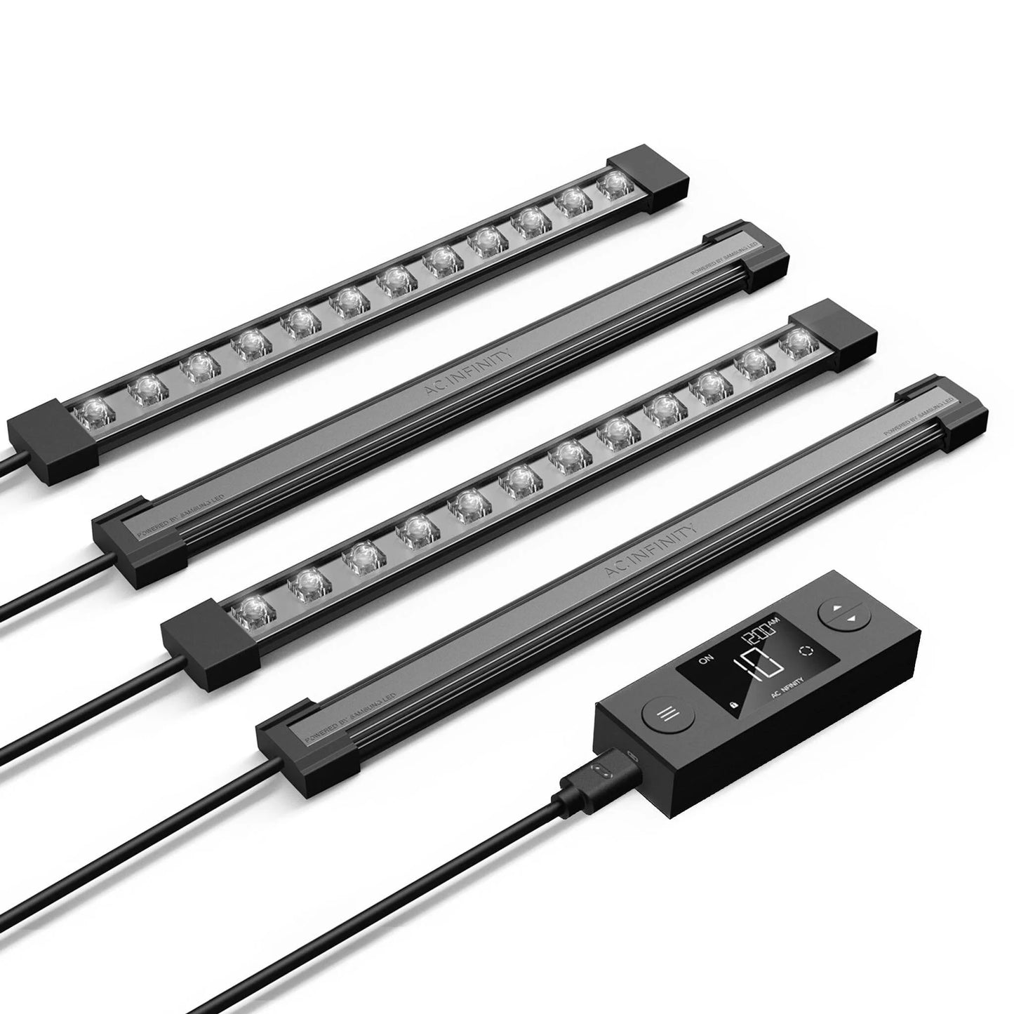 AC Infinity - Ionbeam S11, Full spectrum LED grow light bars, Samsung LM301H EVO 11 inch length / 28 cm