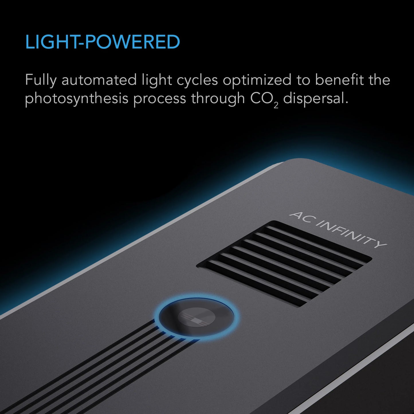 AC Infinity - Co2 + Light Sensor for Controller AI+, CO2 Data Tracking, Optimised FAE, Day and Night Scheduling