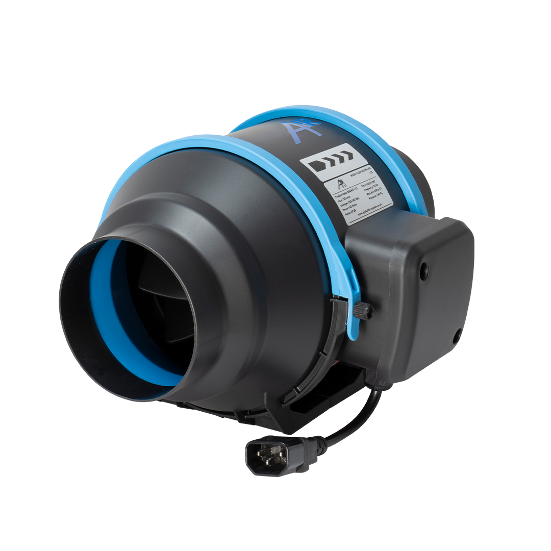 *CLEARANCE* G.A.S RadAir 100 Mixed Flow Inline Fan (100mm / 4")