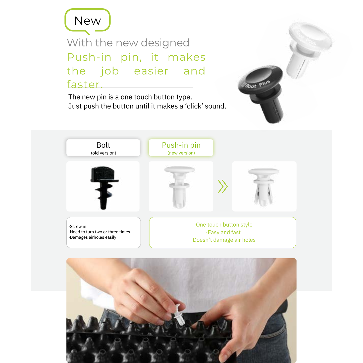 ROOTplusTM Air Root Pruning pot