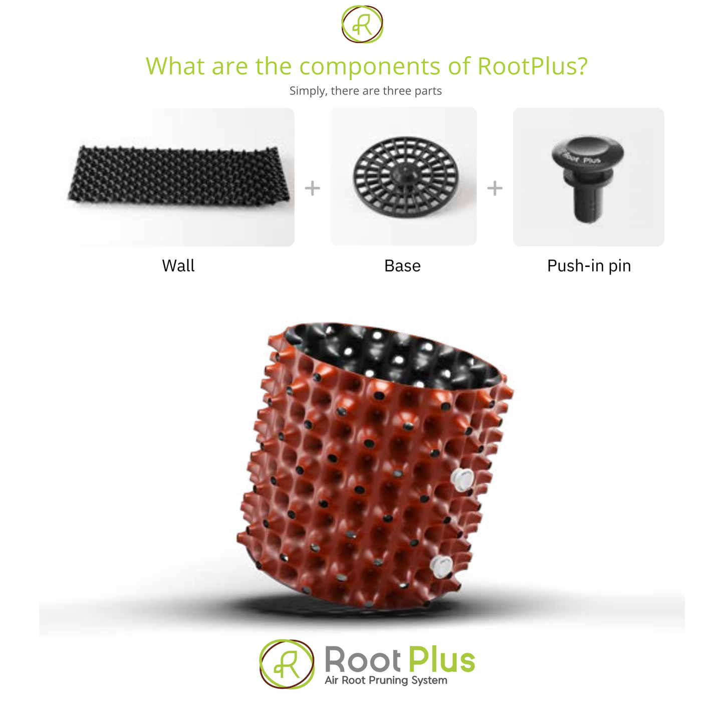 ROOTplusTM Air Root Pruning pot