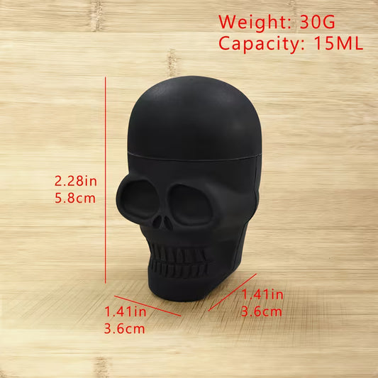Skull-shaped Silicone Storage Container