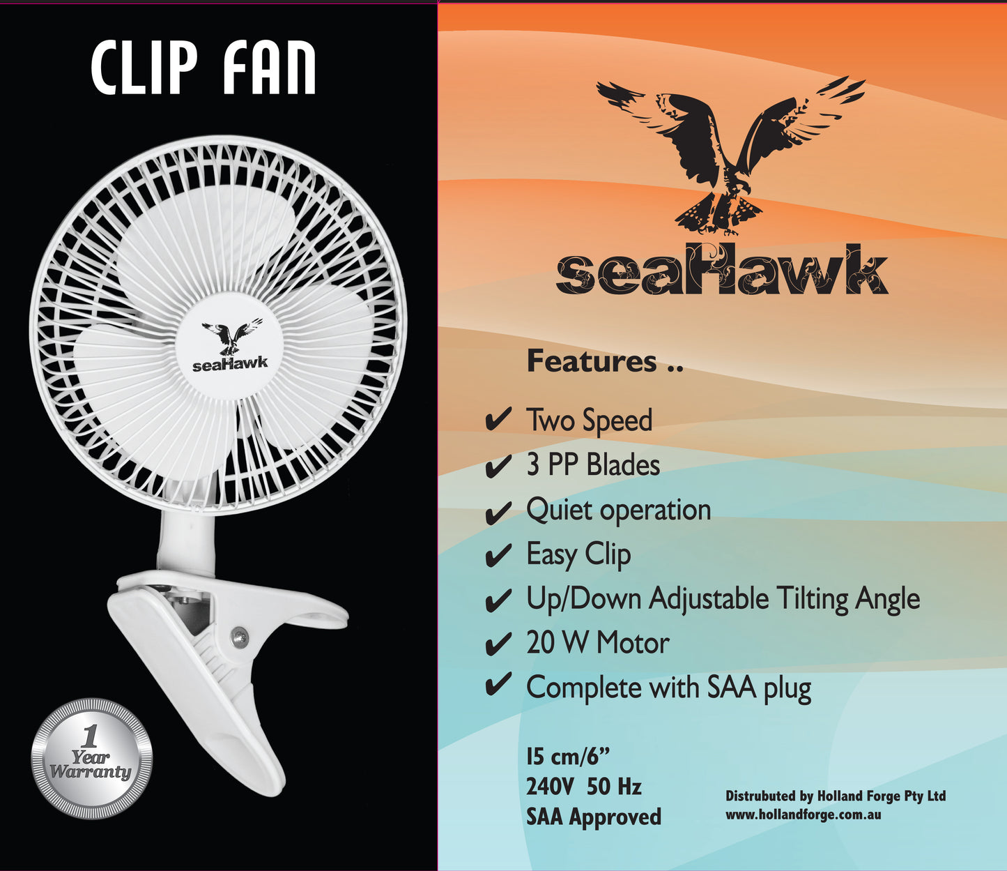Seahawk Clip Fan