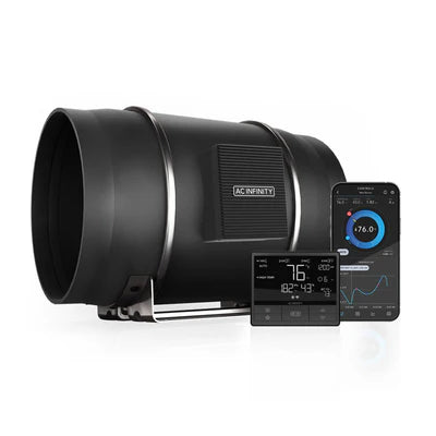 ***SPECIAL ORDER*** AC Infinity - Cloudline Pro T12, Quiet Inline Duct Fan System with Temperature Humidity VPD Controller, 12 Inch - 300 MM