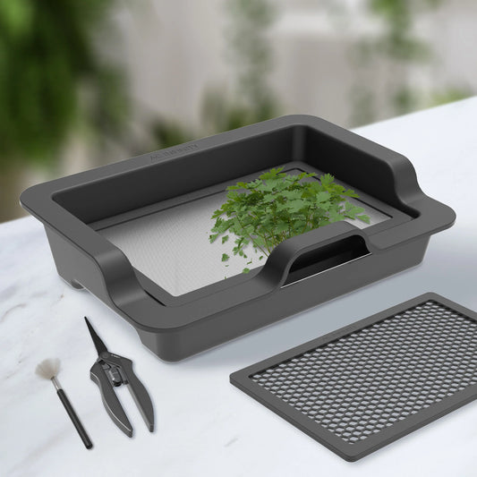 AC Infinity - Large Trim Tray System, 3-Tray & 2-Screen Kit, Interchangeable and Ergonomic Design