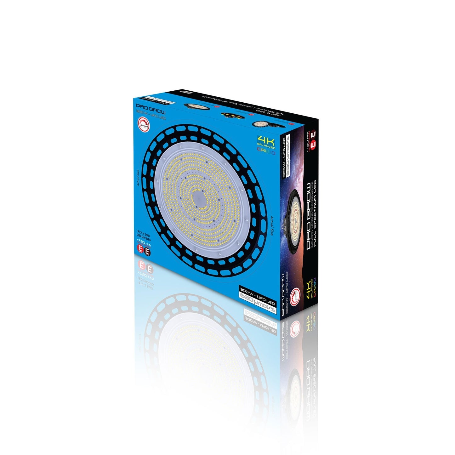 Pro Grow UFO LED 200w and 300w Dimmable w' Vertical Stands