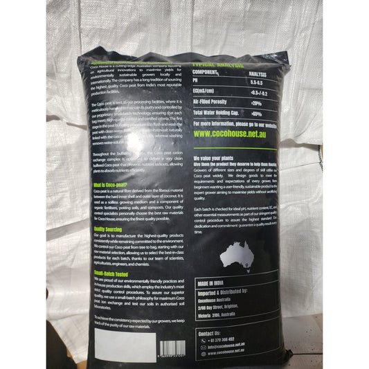 COCO House Buffered Coco Pure Blend Mix 50Lt Bag (70%Pith 30%Husk)