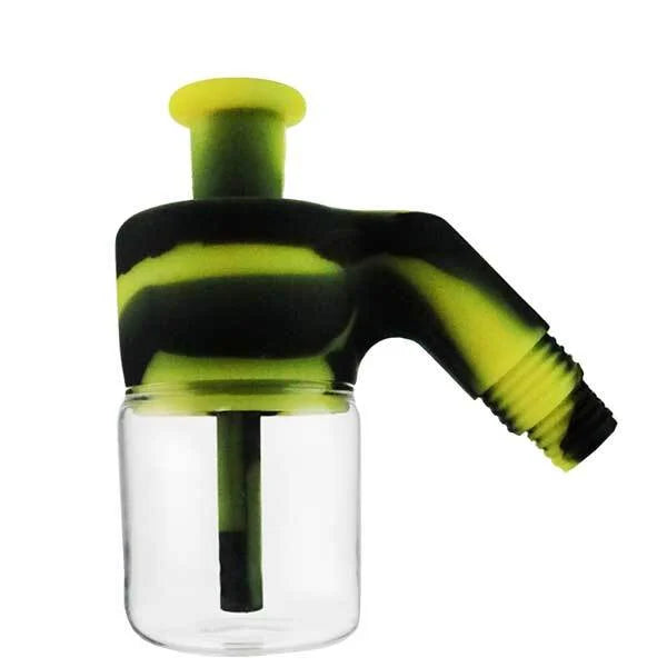 Silicone Ash Catcher Glass Chamber