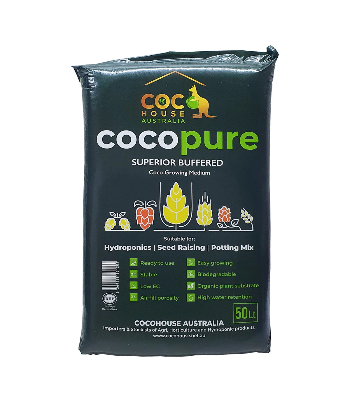 COCO House Buffered COCO PURE 50Lt Bags