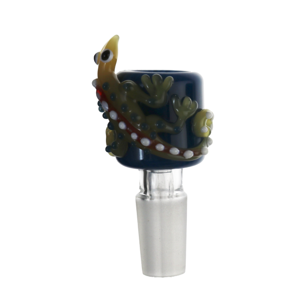 Colored CP Cone Piece with 3D Gekkonidae Design 14mm