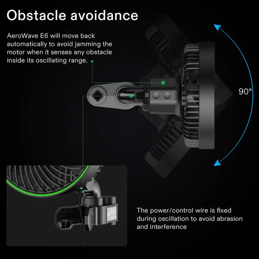 VIVOSUN E6 6″ CLIP ON FAN