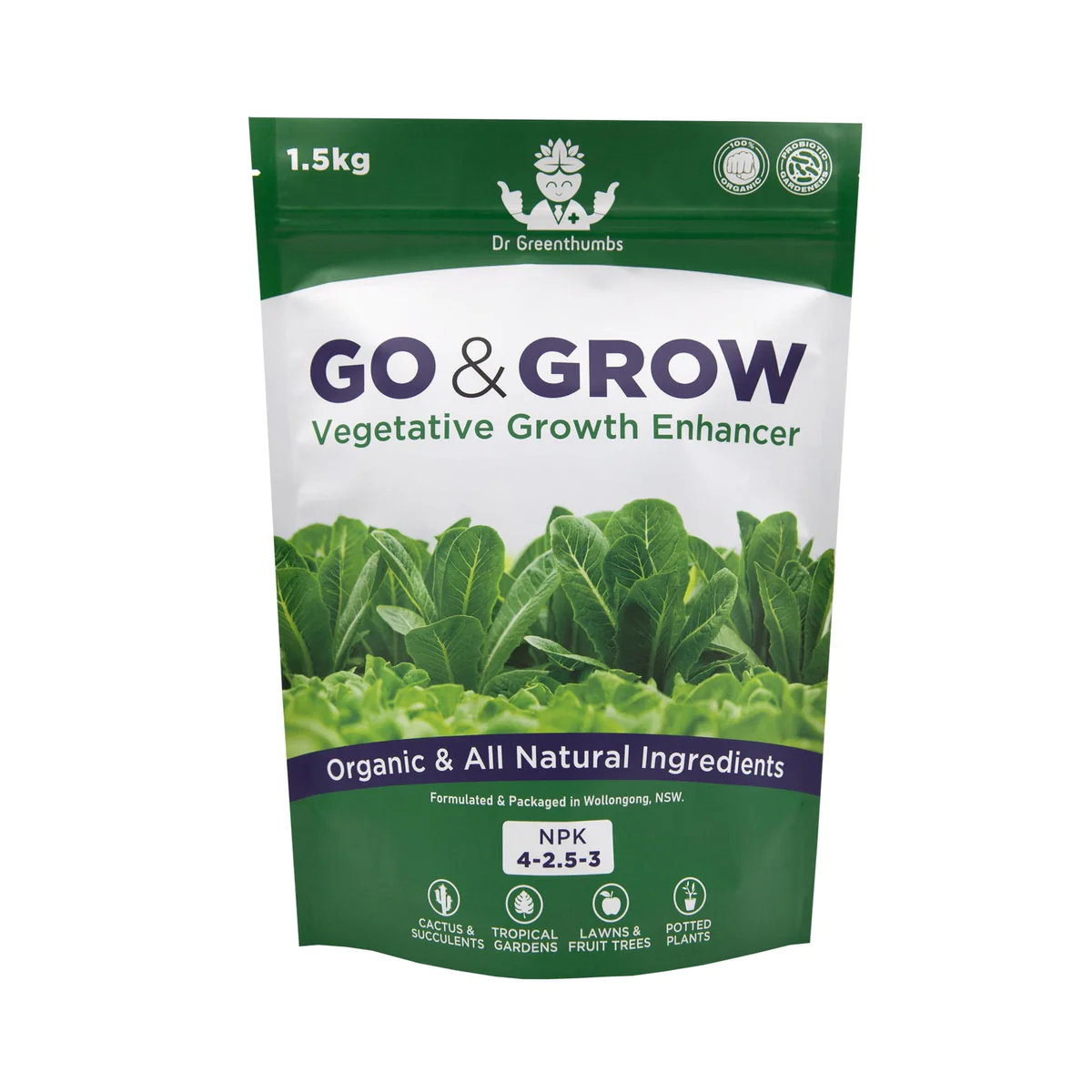 Dr Greenthumbs - Go & Grow 1.5kg (Vegetative Craft Blend)