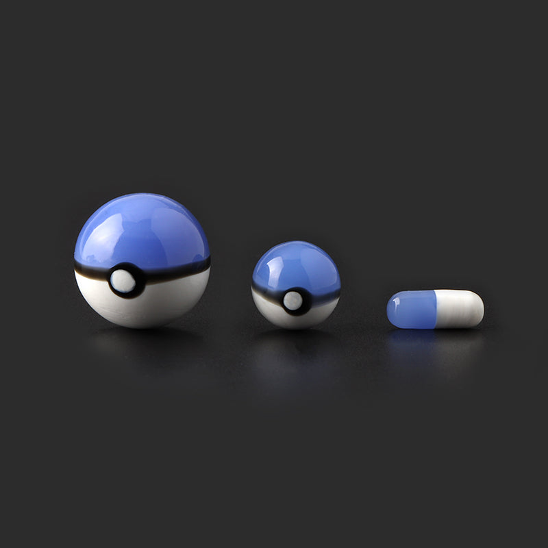 Terp Slurper PokeBall Set 2 x Marble and 1 x Pill