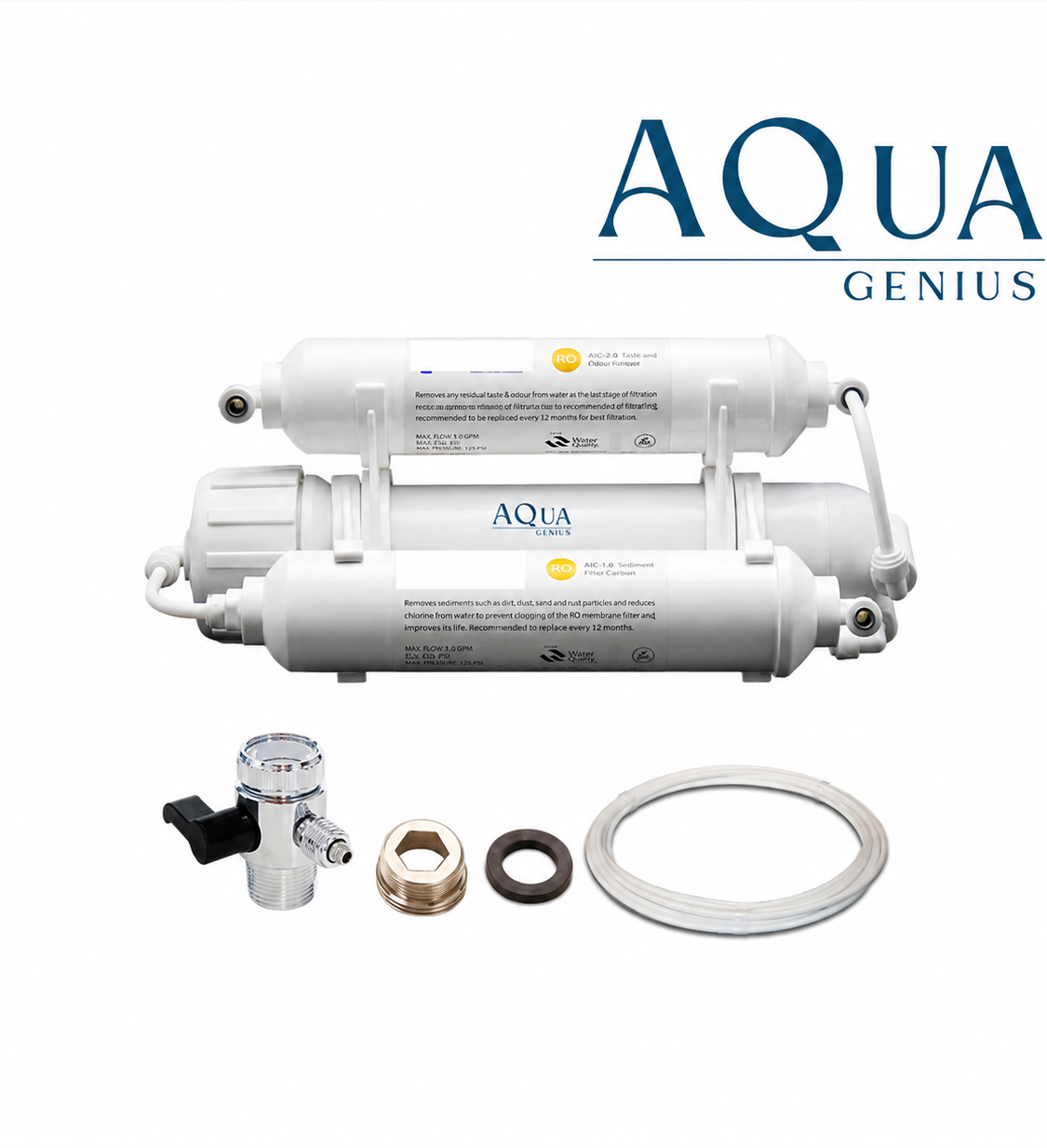 Aqua Genius Portable Alkaline RO Water Filter 300L/Day