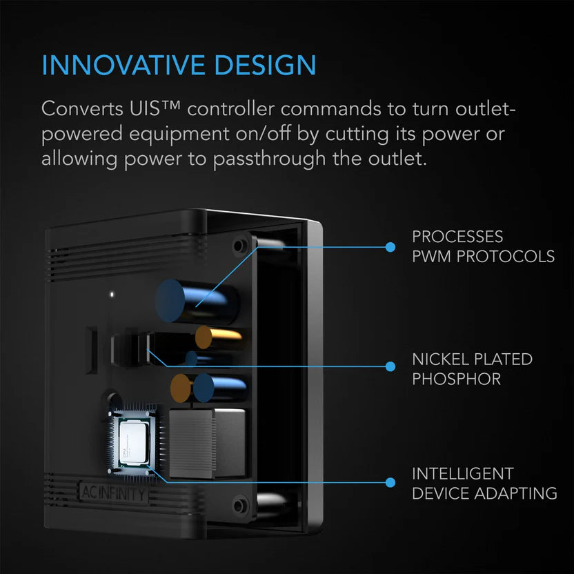 AC Infinity - UIS Control Plug, For Outlet Powered Equipment
