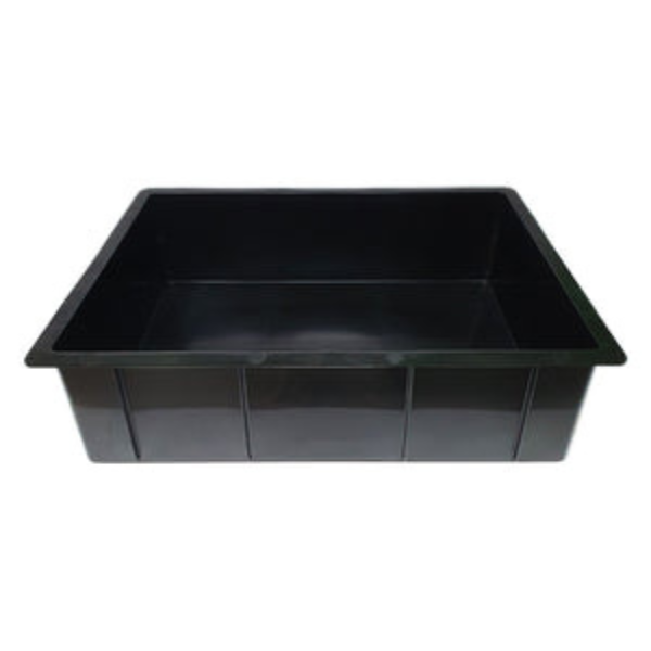 45L Crate Black Solid