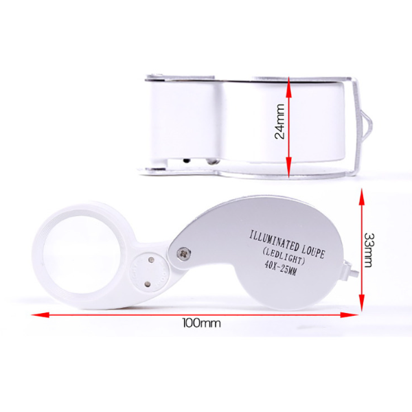 40x / 25mm Jewelers Magnifying Loupe
