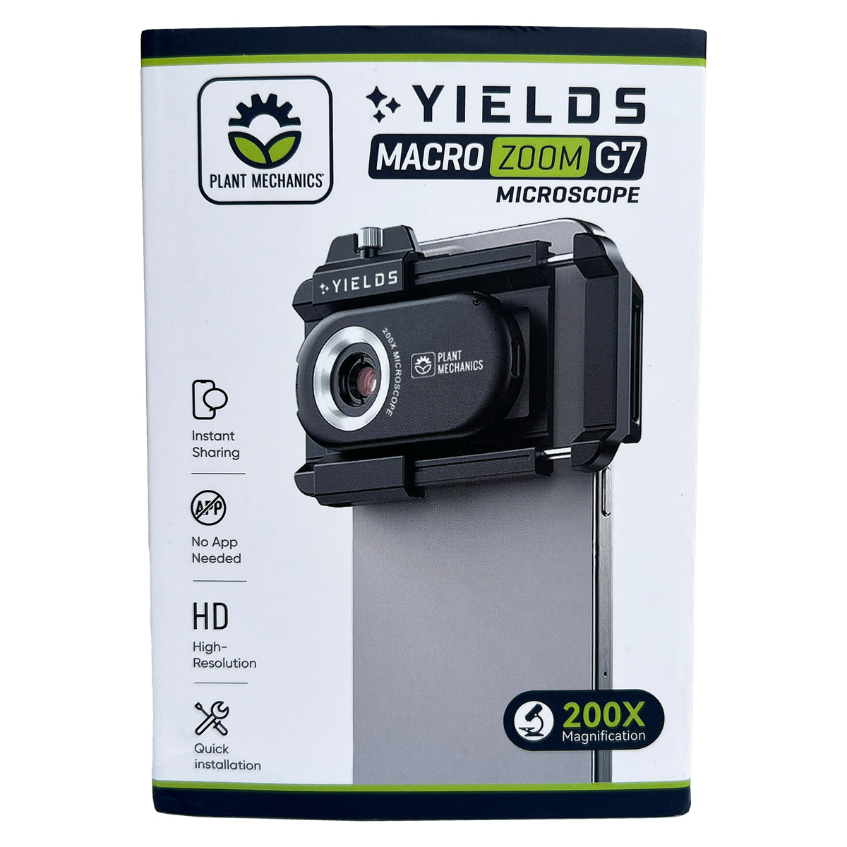 Plant Mechanics - Yields Macro Zoom G7 Microscope 200x