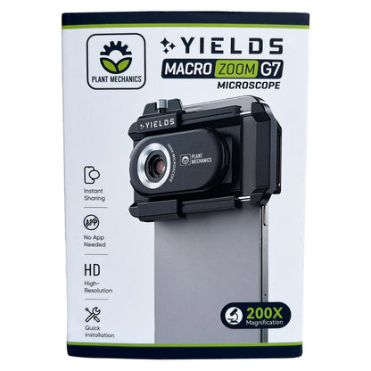 Plant Mechanics - Yields Macro Zoom G7 Microscope 200x