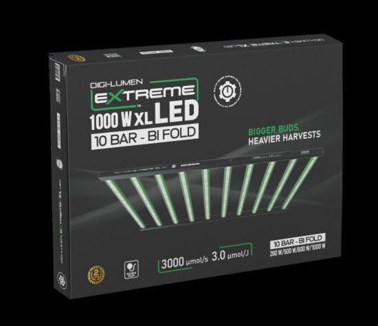Digi-lumen Extreme 1000w XL LED - 10 BAR - BI-FOLD