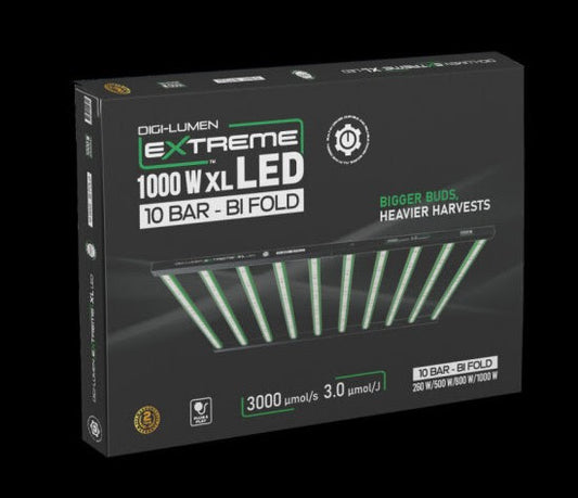 Digi-lumen Extreme 1000w XL LED - 10 BAR - BI-FOLD